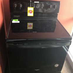 Whirlpool Black Electric Range Stove LOBO