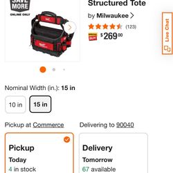 Milwaukee Pack out 15 “ 