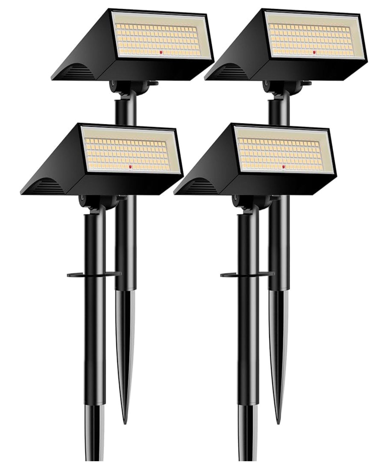 π Koicaxy Solar Lights Outdoor β 8 pcs (2 x 4 Packs) β 100 LEDs, IP65 Waterproof β Warm White β New in Box