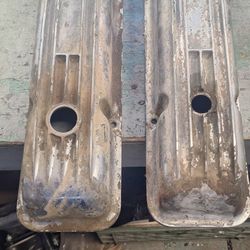 Chevrolet  Old School Aluminum Valve Covers, Finish Bad. Rat Rod? Sbc 35th Ave And McDowell Phx 
