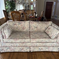 Floral couch