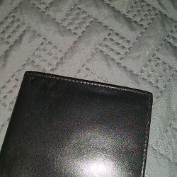 Armani Exchange Genuine Leather Trifold Wallet