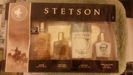 VINTAGE Stetson 4 piece gift set