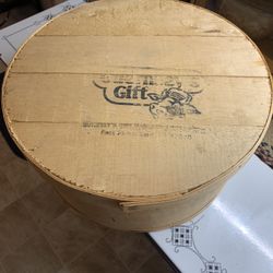 Large Wooden Cheese Box