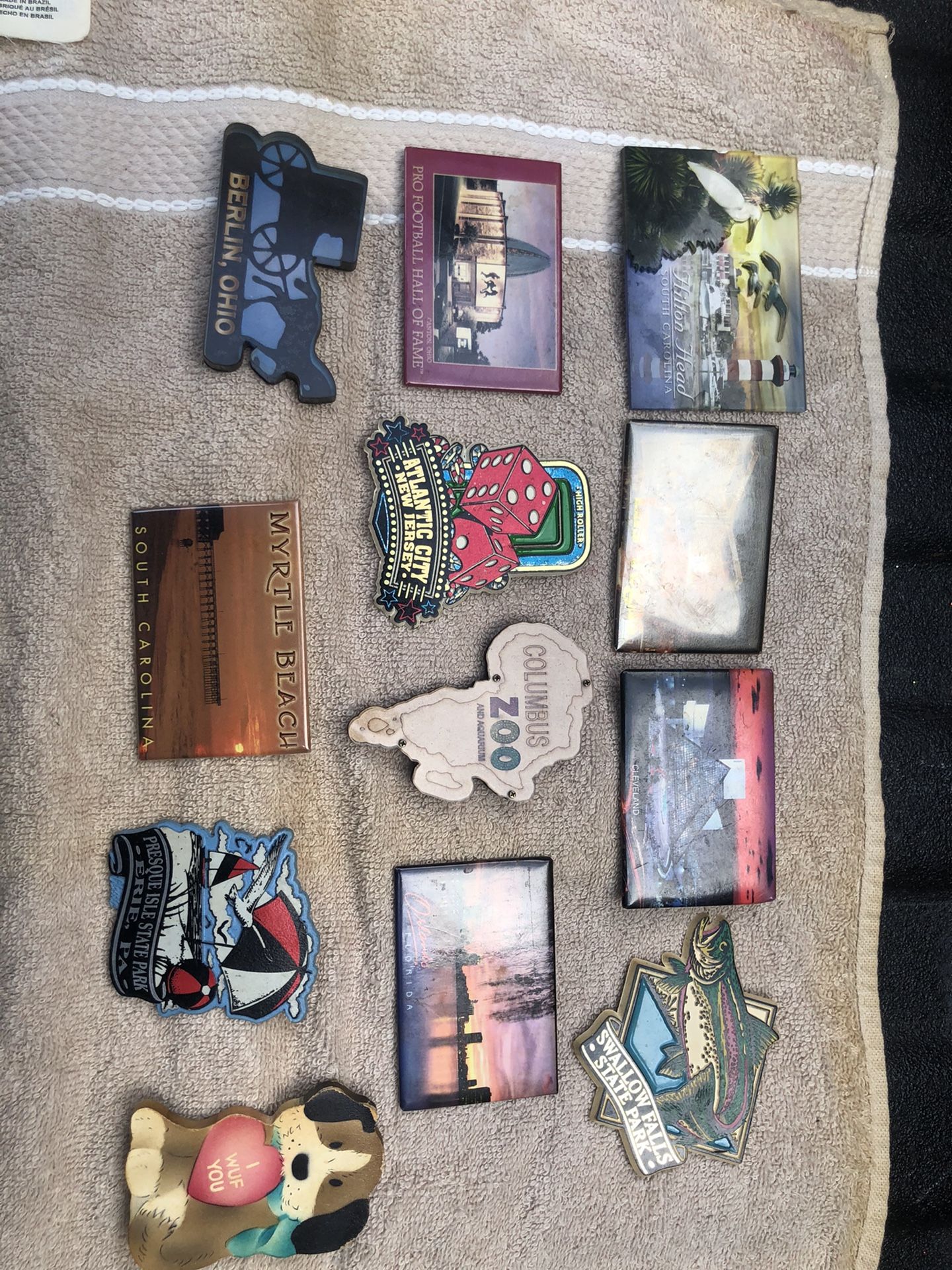 12 refrigerator Magnets