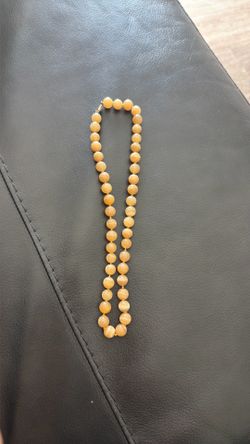 Collar de piedra original trauadera de oro