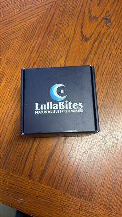 Lulla Bites Natural Sleep Gummies New Sealed 