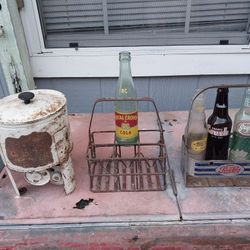 Antique Coke & Pepsi , Steel TOY Washer