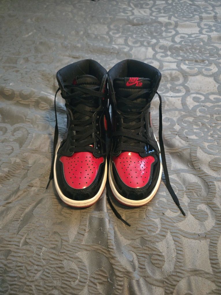 Red And Black Hightop Jordans