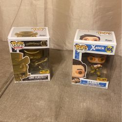 Funko Pops X-Men And Lemmy Kilmister 