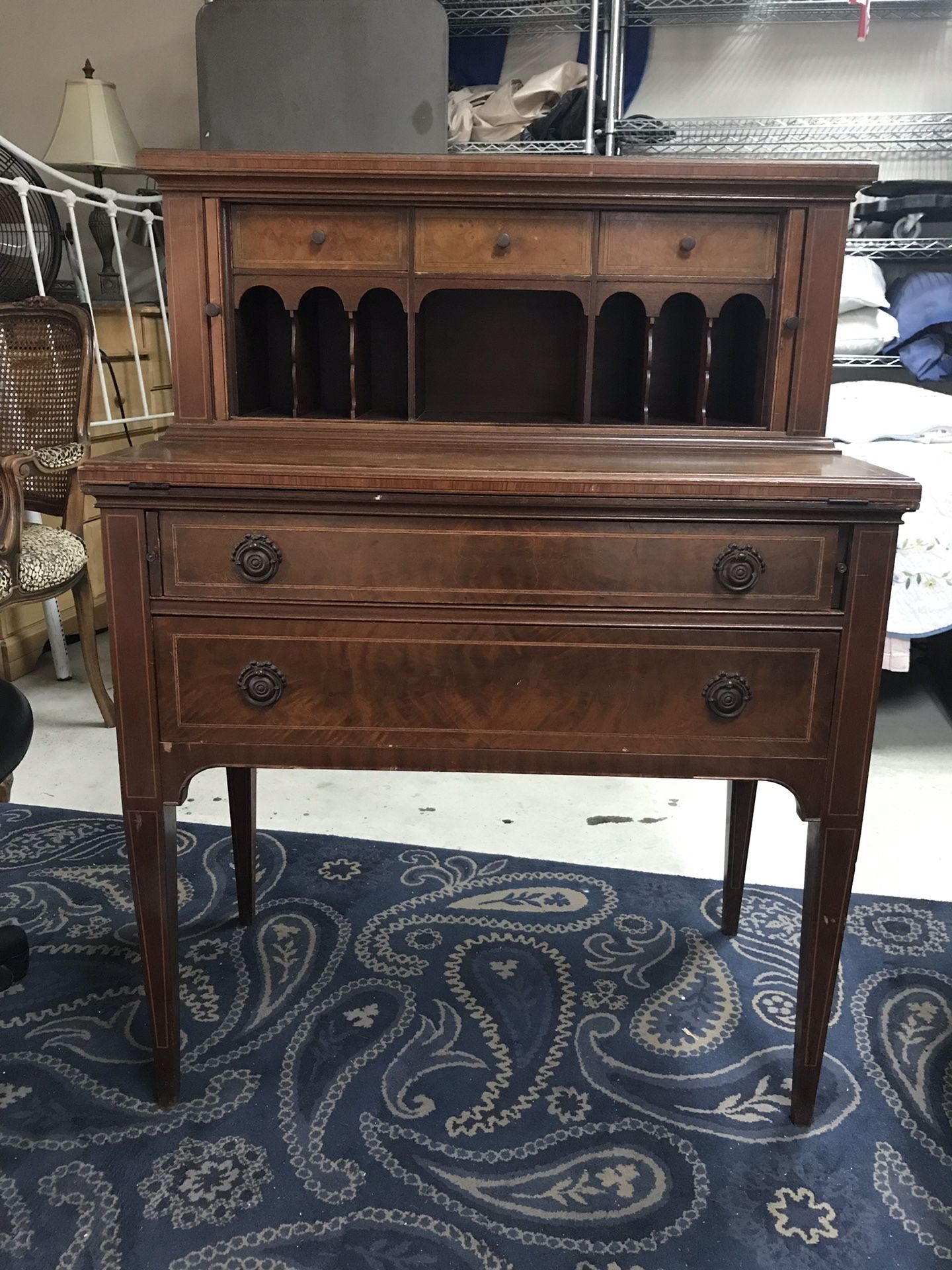 Vintage secretary desk