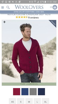 Blue cardigan