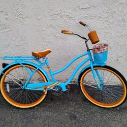 Huffy Nel Lusso Nassau 26" Beach Cruiser Bike Bicicleta Basket 