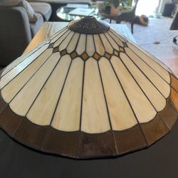 Victorian Glass Lampshade 