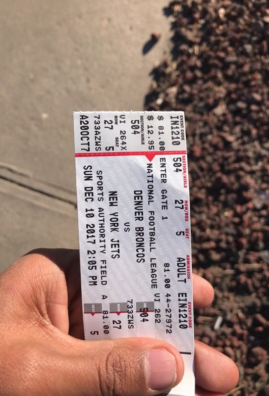 Denver Broncos vs New York Jets Today’s game