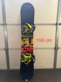 Flow Snowboard Size 156 Cm And Bindings Like New