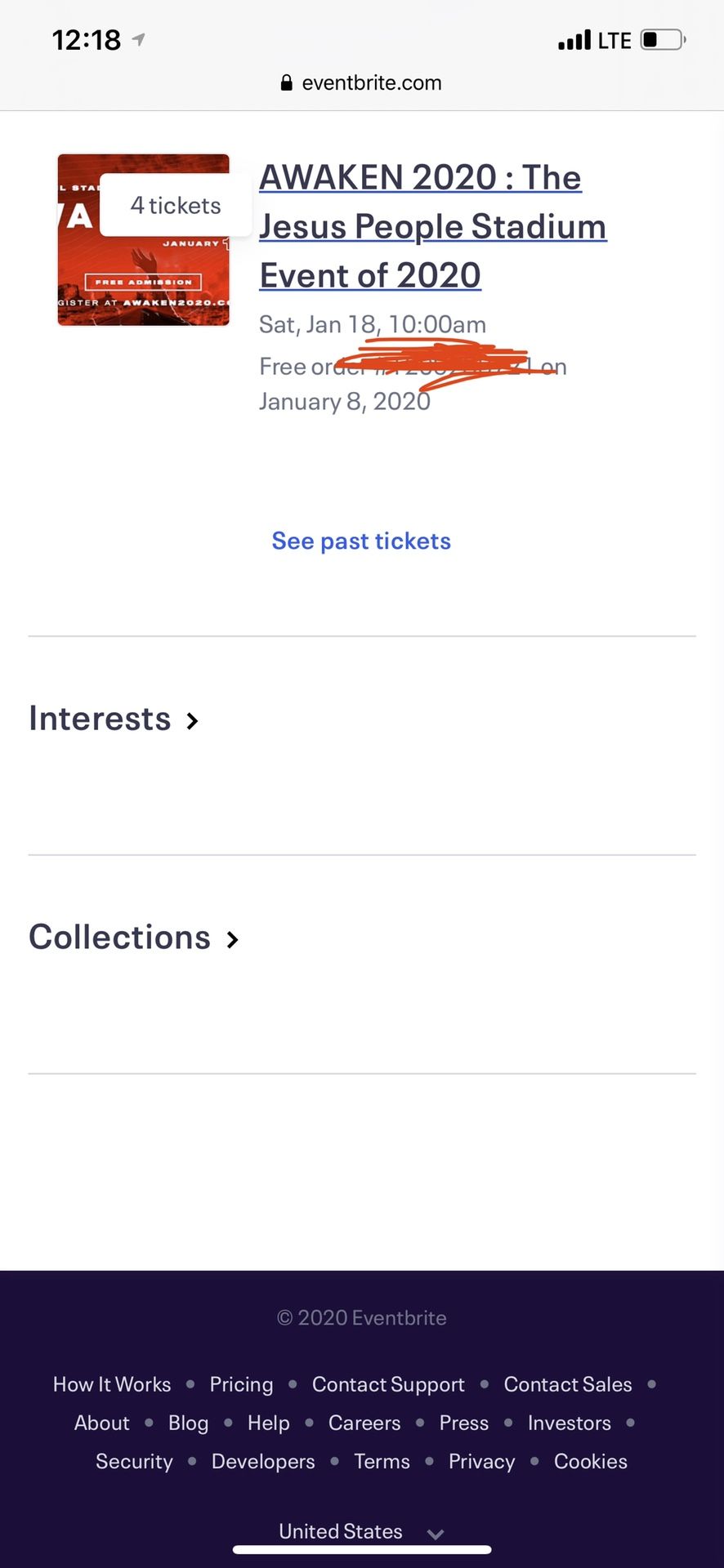 Awaken 2020 4 Tickets