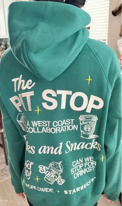 Dandy Worldwide x Starbucks “Pit Stop” Green Hoodie – Size M – New/Sealed