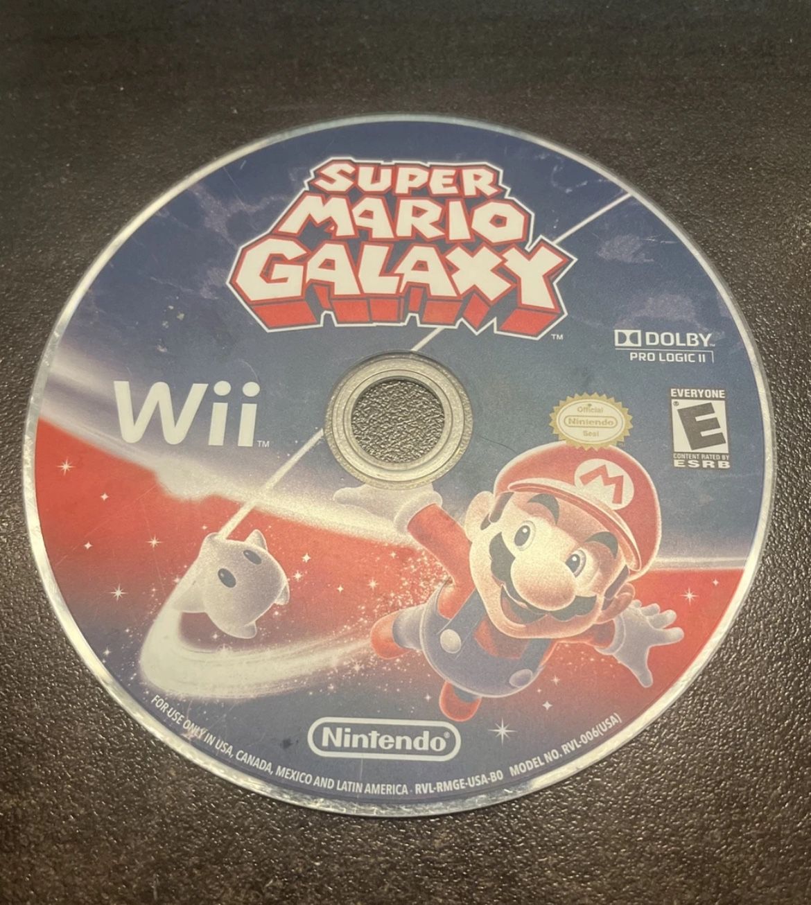 Super Mario Galaxy (Nintendo Wii, 2007) Disc Only Tested