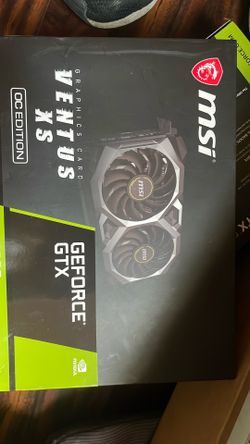 MSI NVIDIA 1660 VENTUS XS SUPER GRAPHICS CARD
