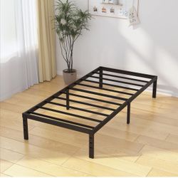 14 Inch Platform Steel Bed Frame Twin XL