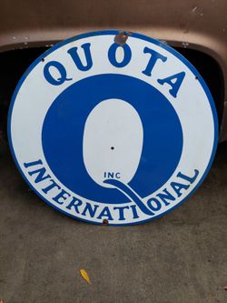 PORCELAIN SIGN