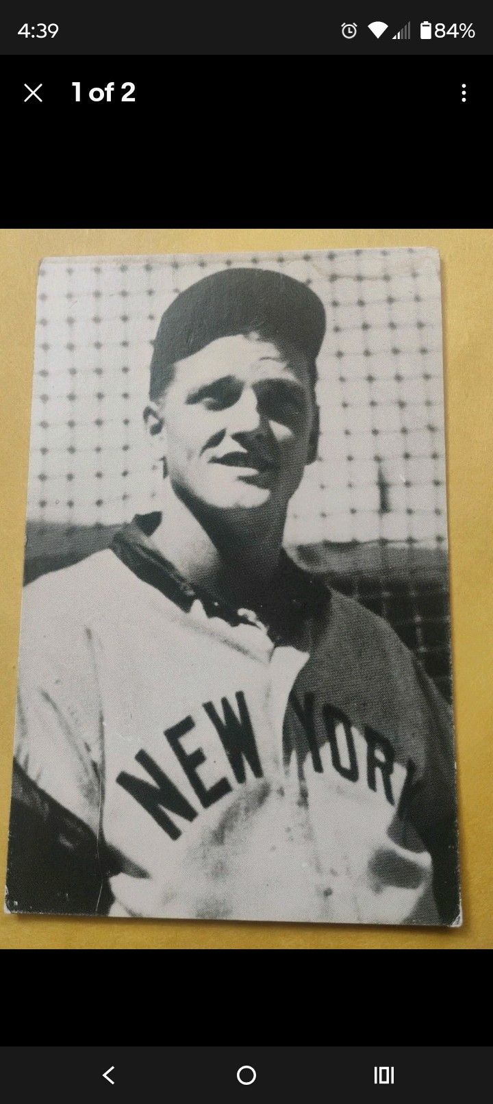 Vintage Roger Maris 1(contact info removed)'s Yankee Stadium Souvenir Postcard