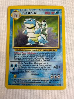 Blastoise 1999 Pokemon Unlimited #2 Rare Holo