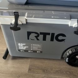RTIC COOLER  52qt With Wheels 