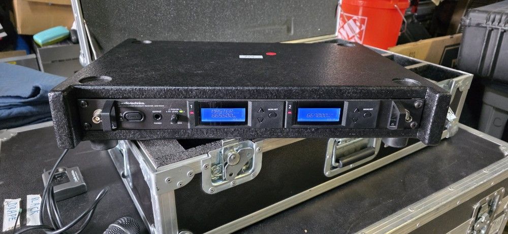 AUDIO TECHNICA WIRELESS MIC SETUP