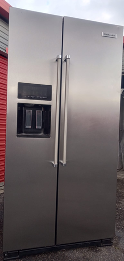 KitchenAid Side by Side Stainless Steel Fridge IceMaker