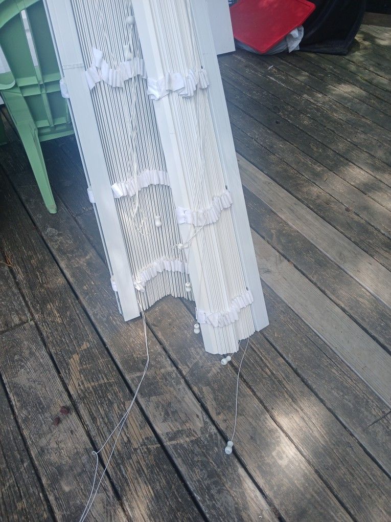 White Metal Blinds 53width Great Shape 30 Each