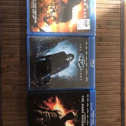 Batman Dark Knight Trilogy Blu-rays 