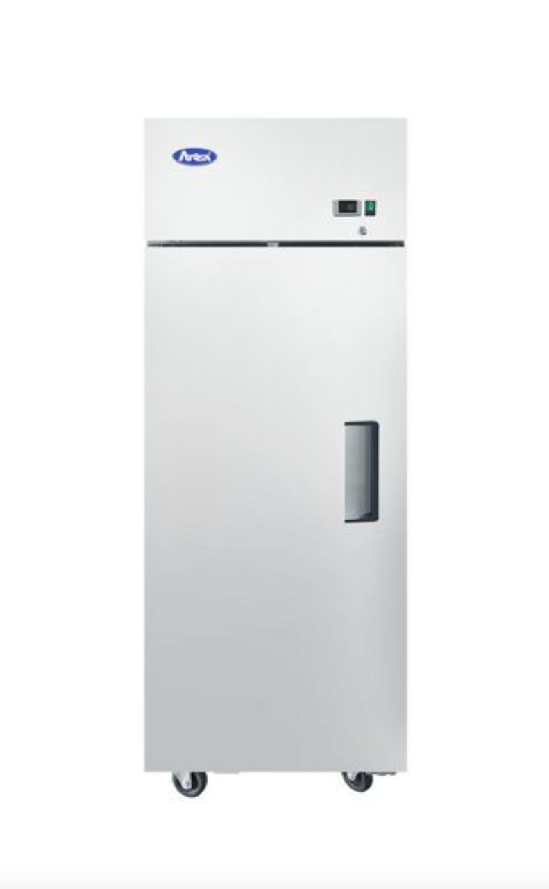 NEW 1 Door Reach In Refrigerator Left Hinge Stainless NSF Atosa MBF8004GRL #4176