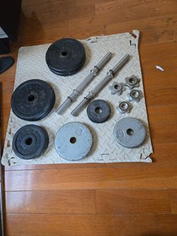 Weights Plates with bar