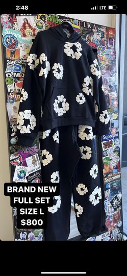 New Set Denim Tears Top And Bottom 