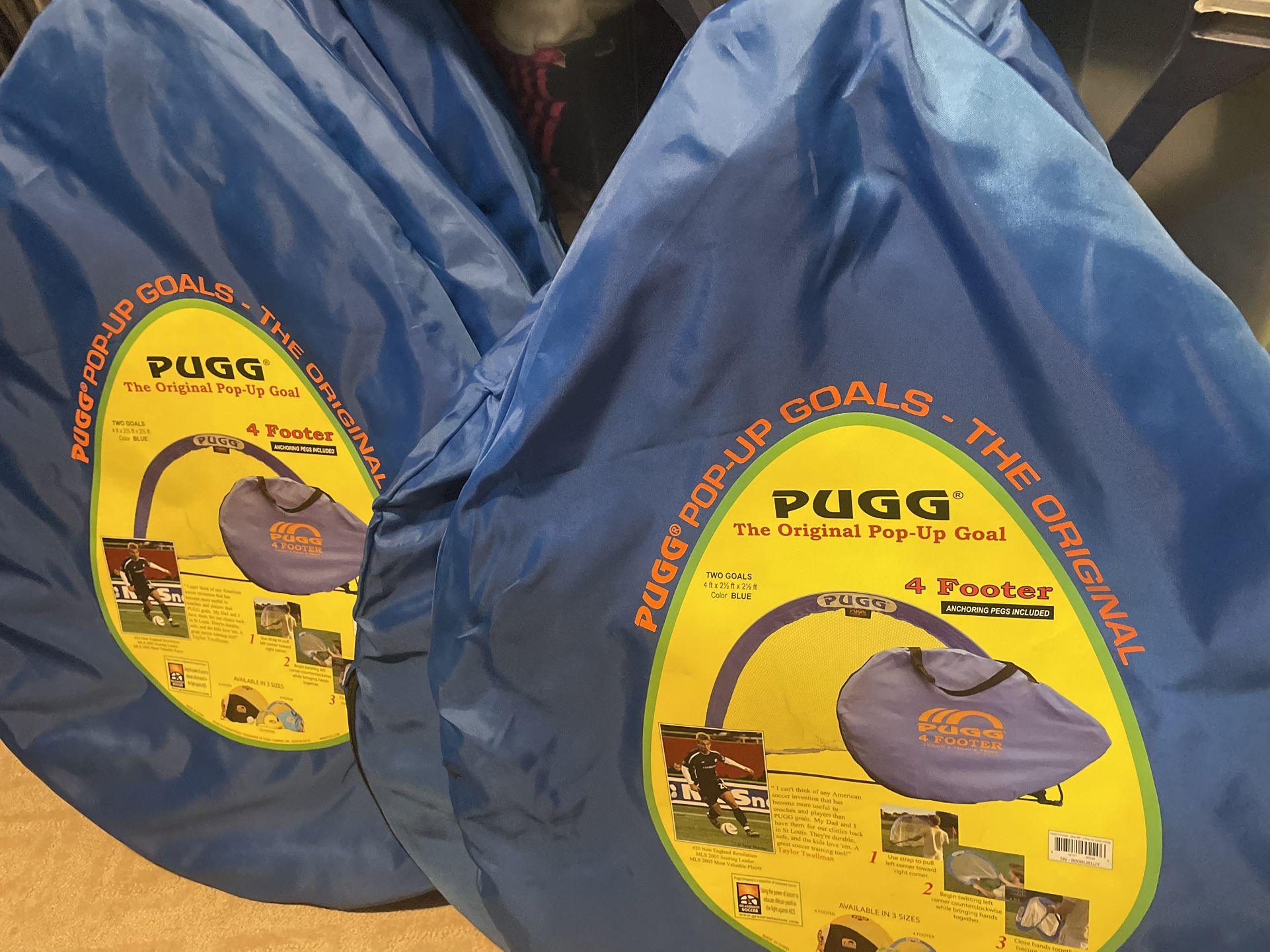 Soccer PUGG GOALS set Of 2 - 4 Feet