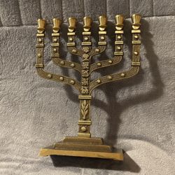 Brass Menorah 