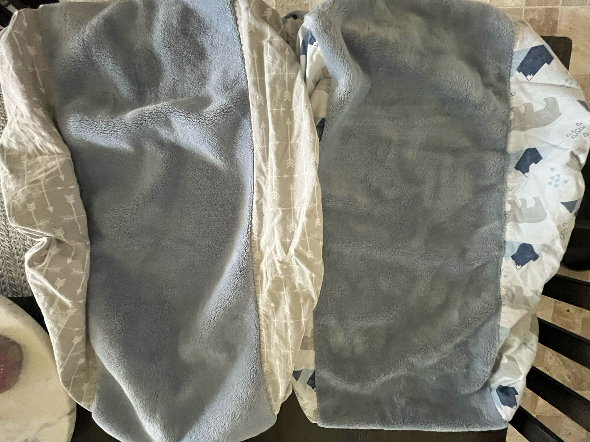 Changing Pad Covers Set Of 2 Bears/Mountain Nursery Theme