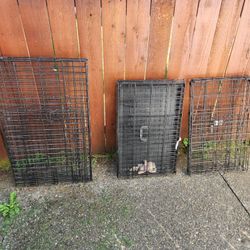 Dog Crates! Two Small One Large