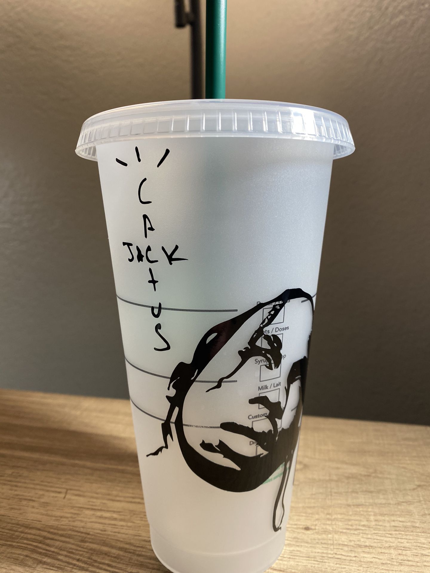 Customized Travis Scott Starbucks Cup