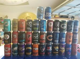 NFL collector cans