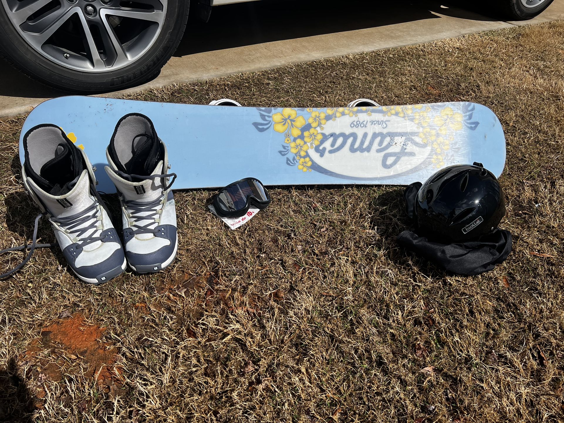 Snowboard Boots Helmet Goggles
