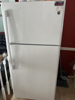 White GE Fridge