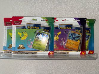 Sealed Pokémon TCG Celebrations Tech Sticker Collection. This item includes a Lucario foil promo card, a sticker sheet, and booster packs.