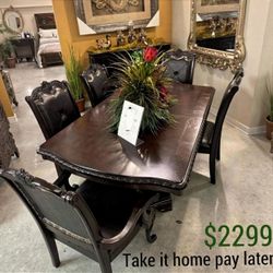 "Time Travel: The Breeze of Royal Tables with Kiera Dining Room Set"