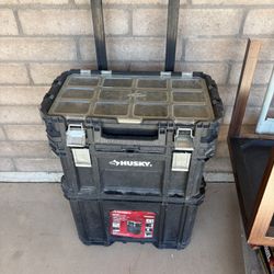 Husky stackable to box
