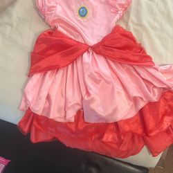 Princess Peach Costume Toddler 3-4y