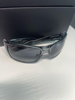 Black Wrap-Around Sport Sunglasses