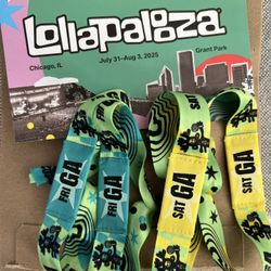 Lollapalooza Fridayand Saturday GA